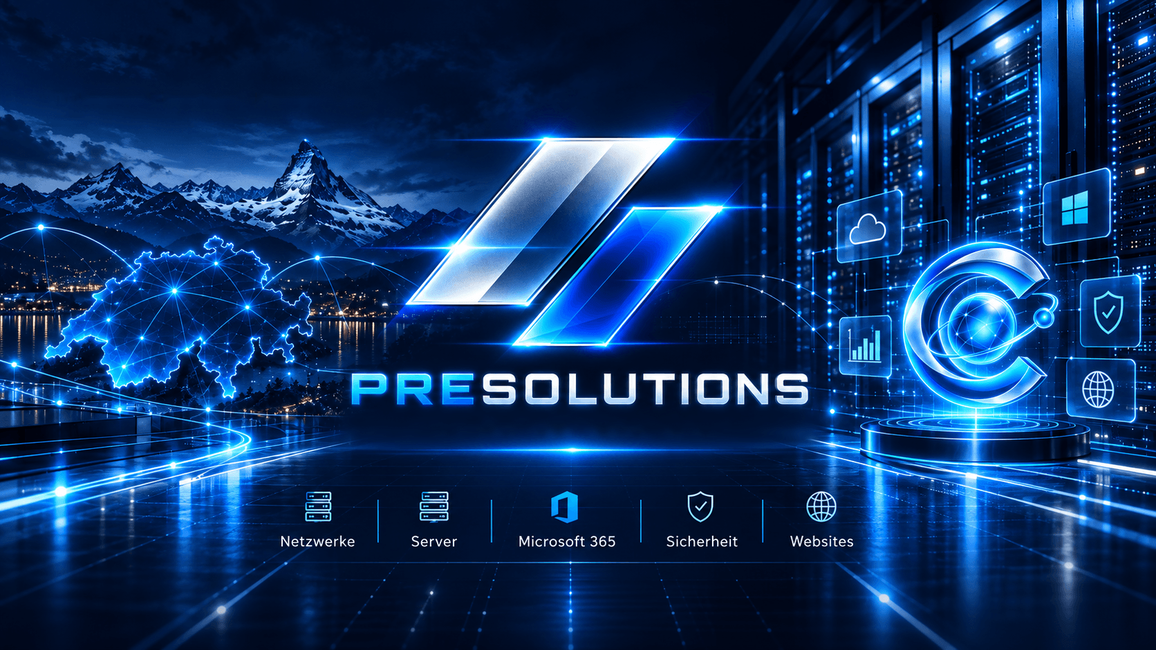 Presolutions – Webentwicklung, Schweizer Hosting und IT-Infrastruktur